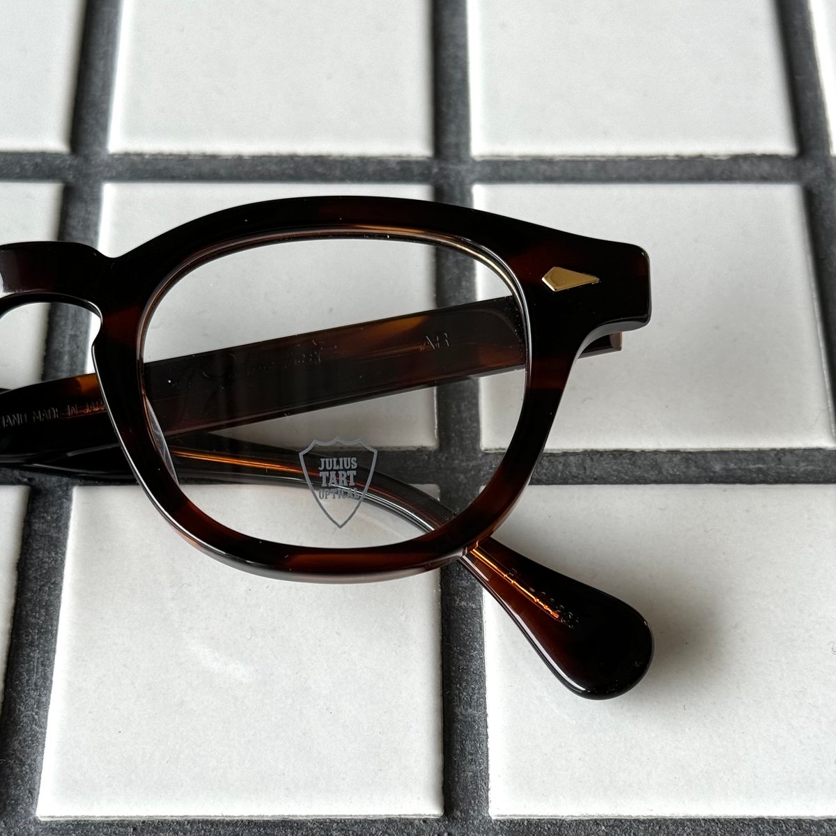 JULIUS TART OPTICAL/AR-GOLD/46-22/Deep Brown Sa