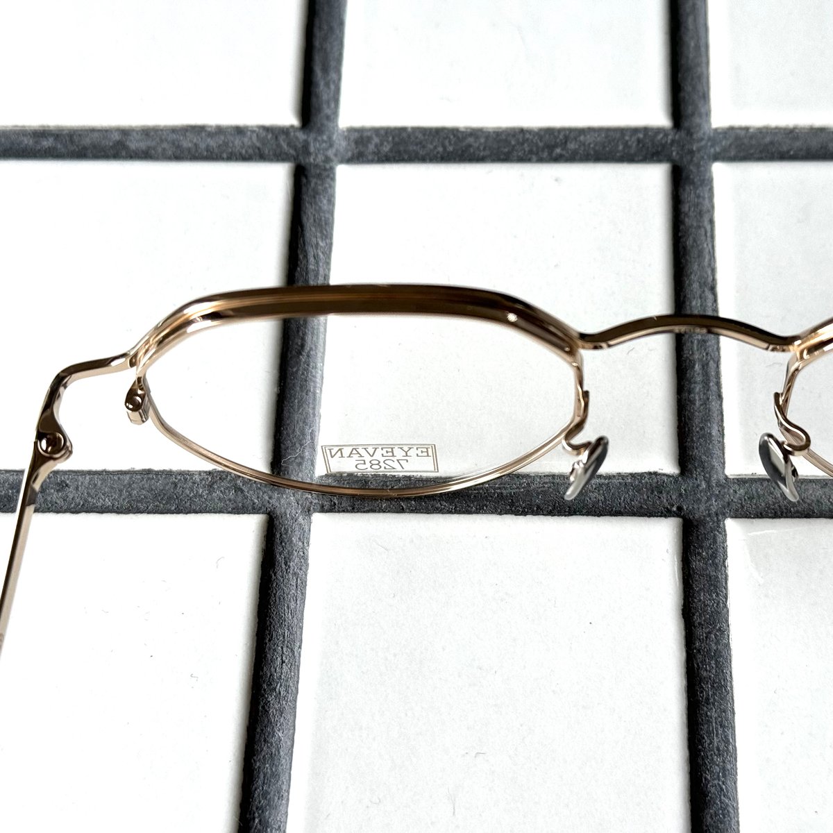 EYEVAN7285 1002 902 ゴールド EYEVAN7285 2024AW メガネ 1002通販 C.902 WHITE GOLD 47□22