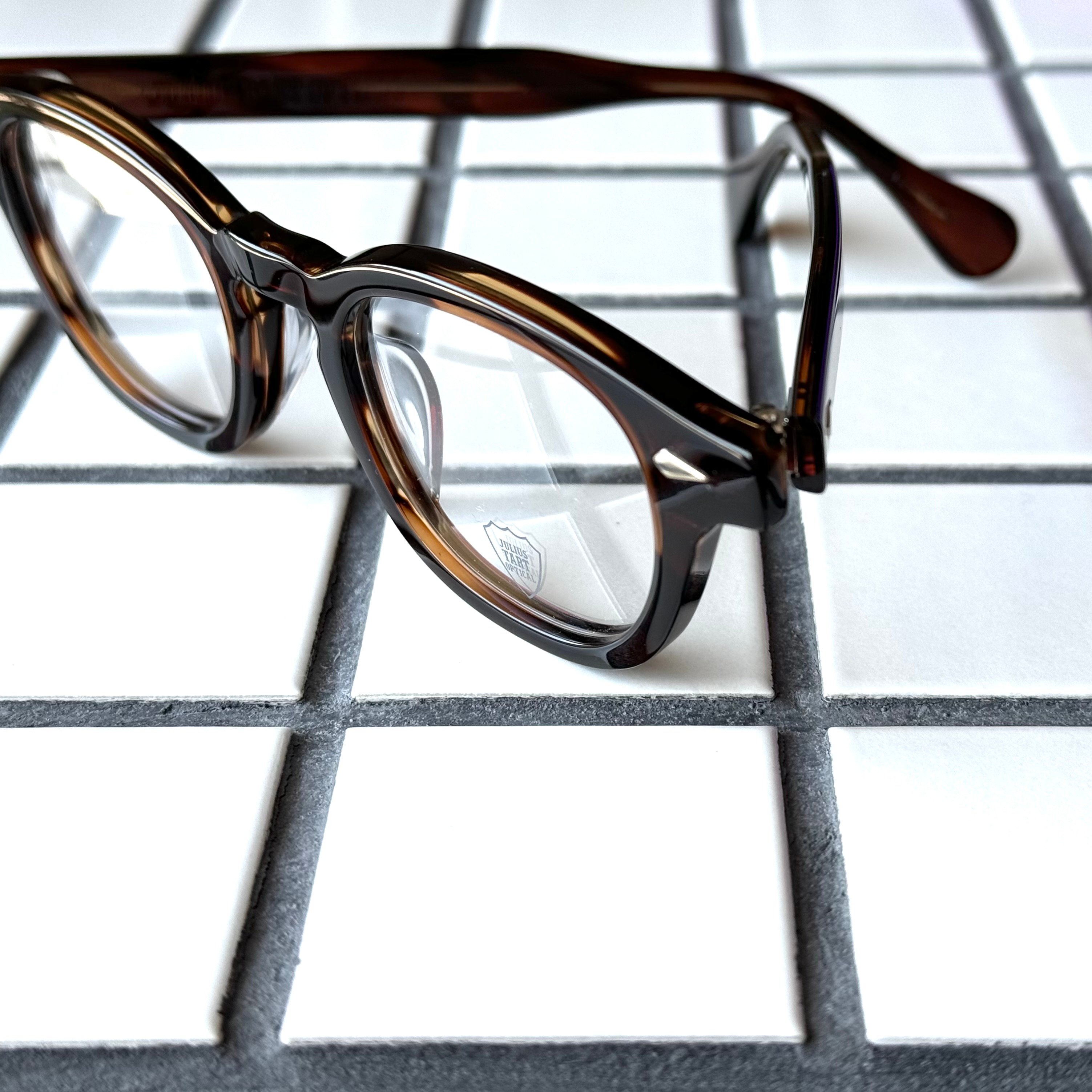 小物 JULIUS TART OPTICAL Demi Amber AR 46 22 original