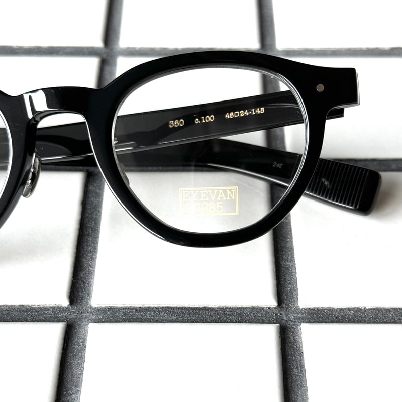 む　EYEVAN7285の眼鏡です！一式揃ってます。 EYEVAN7285(アイヴァン7285) ミニマムでほどよく骨太な新作セル