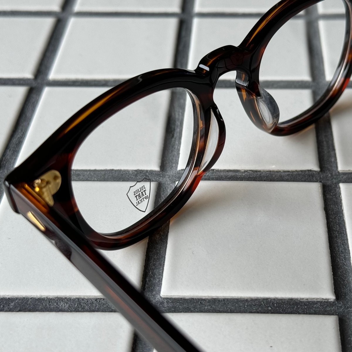 JULIUS TART OPTICAL/AR-GOLD/46-22/Deep Brown Sa JULIUS TART OPTICAL/AR-GOLD/46-22/Deep Brown Sa