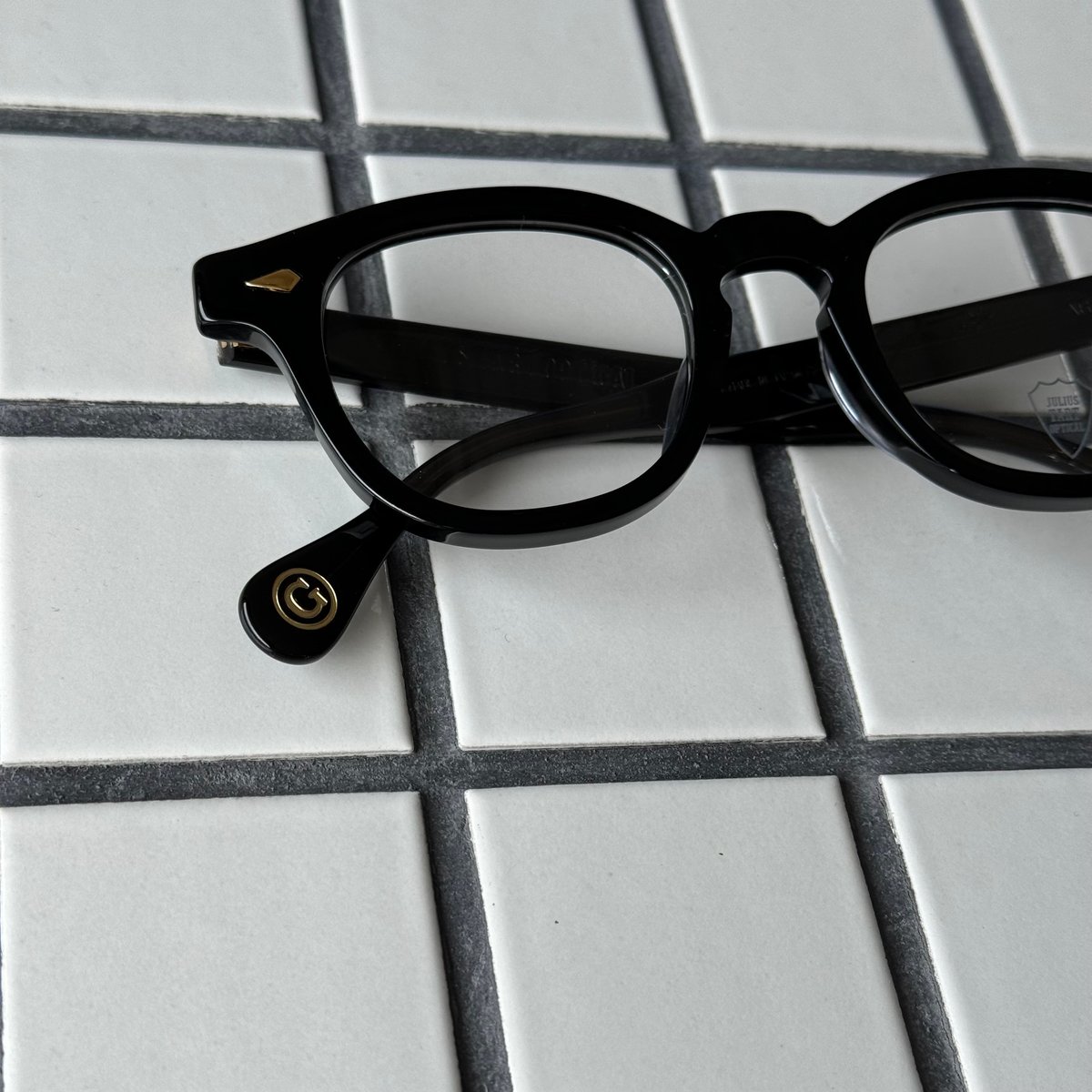 JULIUS TART OPTICAL/AR-GOLD/46-22/Black Crystal