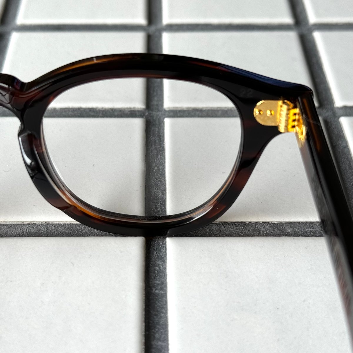 JULIUS TART OPTICAL/AR-GOLD/46-22/Deep Brown Sa