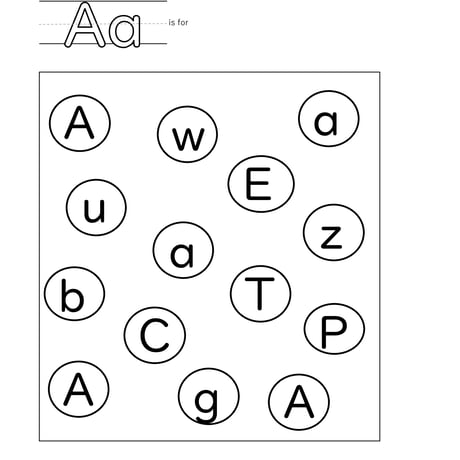アルファベット【同じ文字を探そう！】