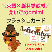 November【11月】　フラッシュカード