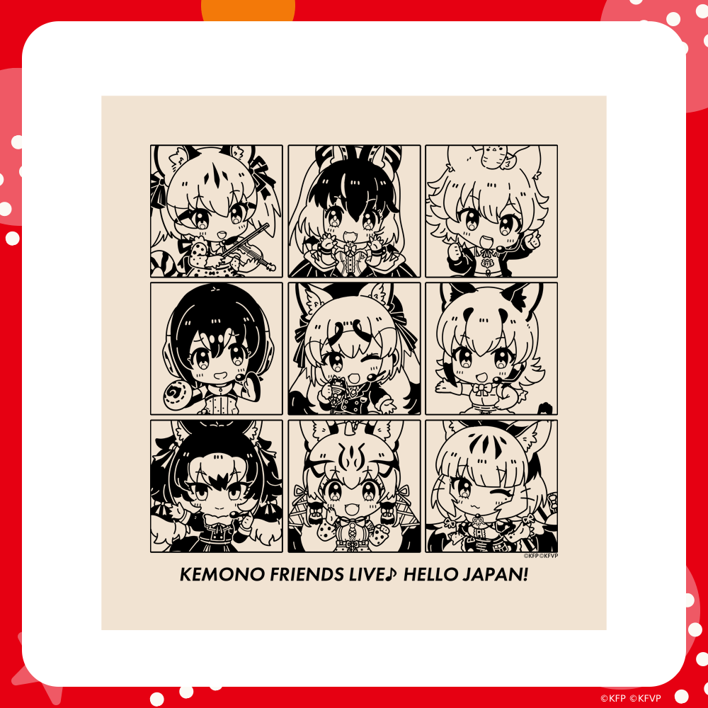 けものフレンズV LIVE はろーじゃぱん アクリルパネル けものフレンズV LIVE はろーじゃぱん アクリルパネル けもの
