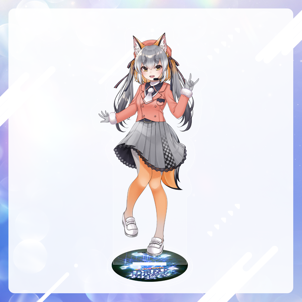 けものフレンズV LIVE はろーじゃぱん アクリルブロック シマハイイロギツネ けものフレンズV LIVE♪ はろー じゃぱん！】アクリルブロック