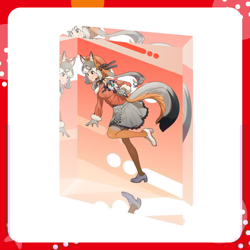 けものフレンズV LIVE はろーじゃぱん アクリルブロック シマハイイロギツネ けものフレンズV LIVE♪ はろー じゃぱん！】アクリルブロック シマ