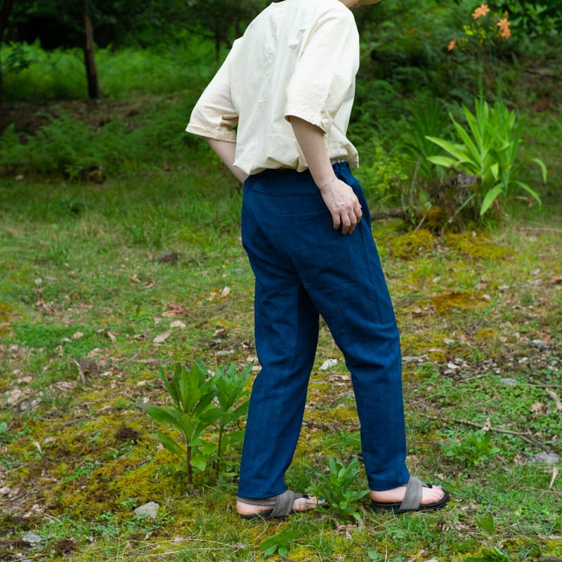 レンテンパンツ / 青 | SAN Laohandicraft 