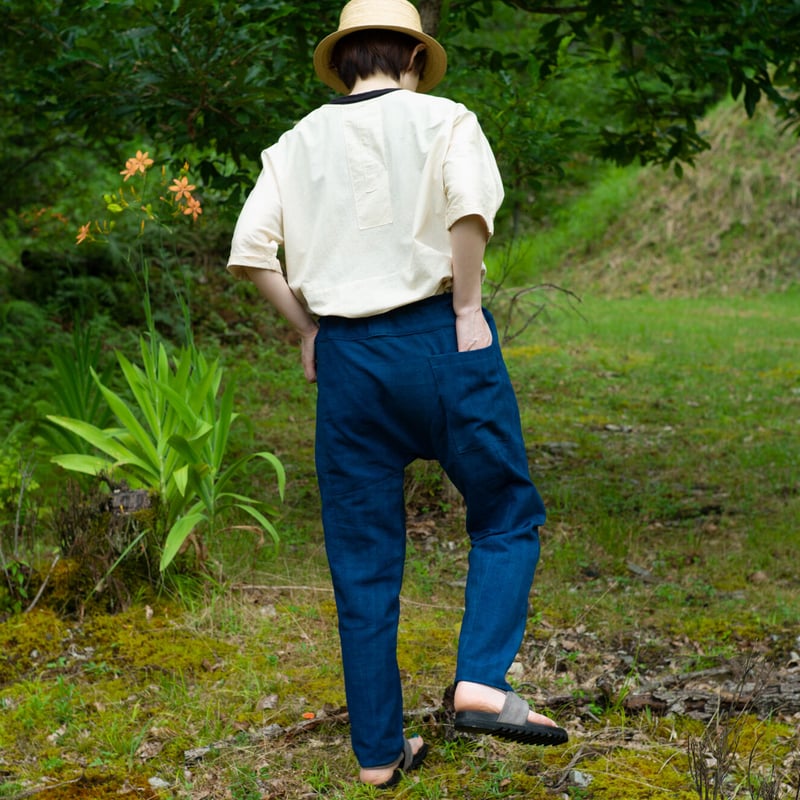 レンテンパンツ / 青 | SAN Laohandicraft 