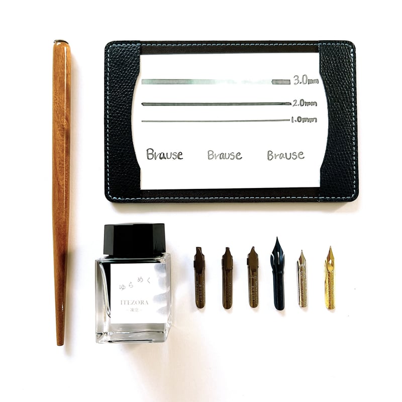 Brause カリグラフィー ライティング ペンホルダーセット Brause カリグラフィー＆ライティングセット hb137B つけペン