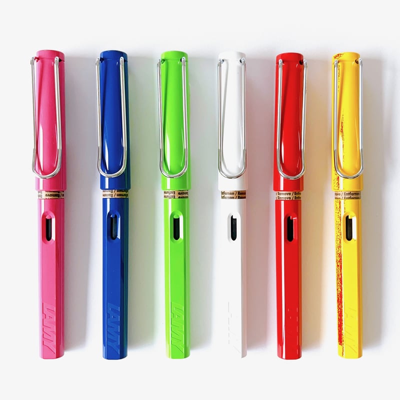 LAMYsafari ラミーサファリ 万年筆 6本セット 楽天市場】Lamy Safari ラミー サファリ 万年筆 ブラック レッド