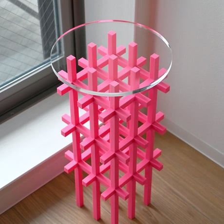 CALF TABLE HIGH（PINK / GREEN）