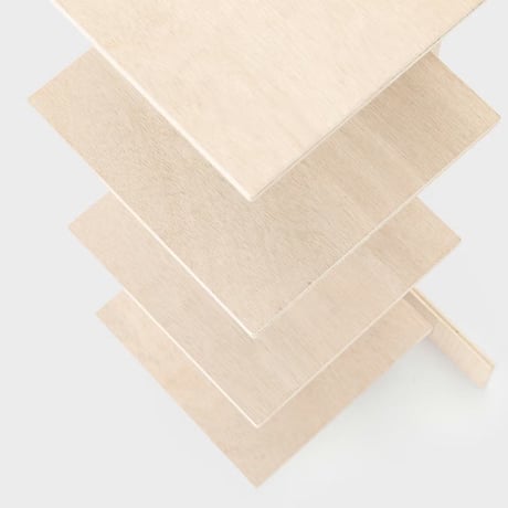 PLYWOOD TOWER SHELF L4段カク