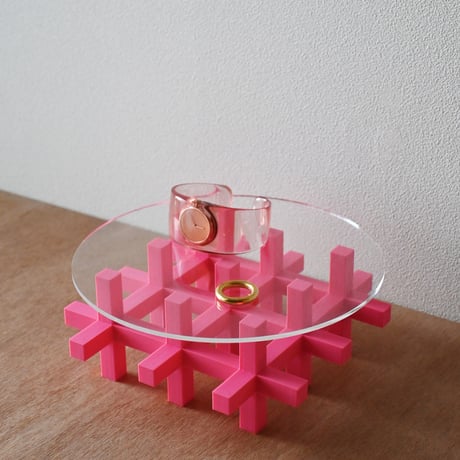 CALF TABLE LOW（PINK / GREEN / LIGHT BLUE / LIGHT GRAY）