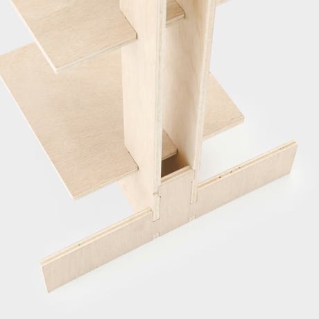 PLYWOOD TOWER SHELF L4段カク