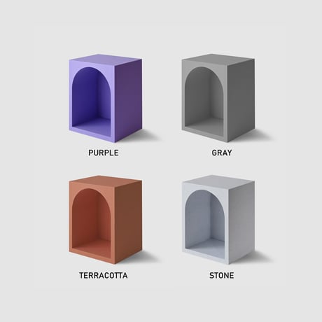 conook（PURPLE / GRAY / TERRACOTTA / STONE）