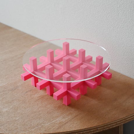CALF TABLE LOW（PINK / GREEN / LIGHT BLUE / LIGHT GRAY）