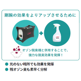 OHNIT オゾン脱臭除菌促進剤 剛腕アシストV7 500㎖スプレーボトル×6本