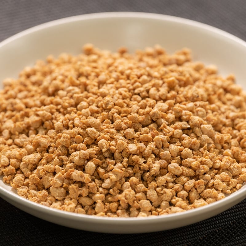 ズミズミ 国産 乾燥たいまつ 乾燥大豆ミート まんま大豆・ミンチタイプ 100g | まんま大豆 ONLINE STORE