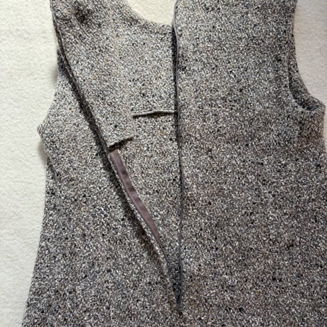 VUOKKO Wool onepiece mix gray