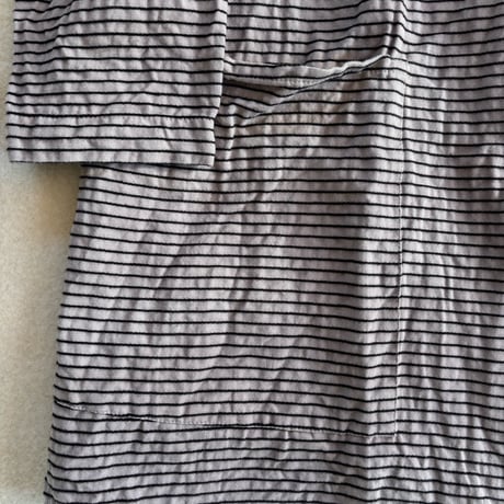 VUOKKO stripe cotton coat
