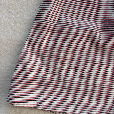 VUOKKO Skirt  White/Red/Black Horizontal stripe