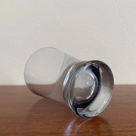 Nuutajarvi Saara Hopea Glass 1136 M ライトブルー