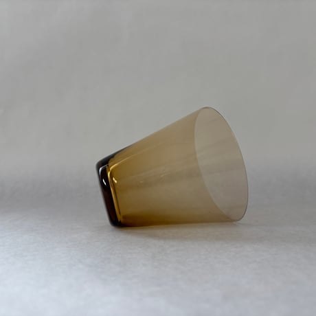 Kaj Franck Tumbler 2744 Nuutajarvi Yellow/Brown