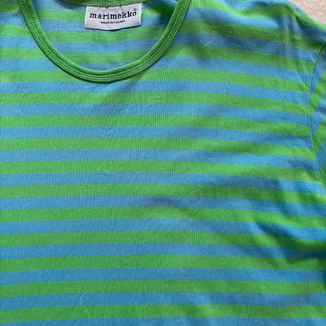 Marimekko Tasaraita Green/Blue M