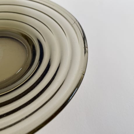 1930-40's Aino Aalto "Bolgeblick" Glass Plate smoke karhula ❶