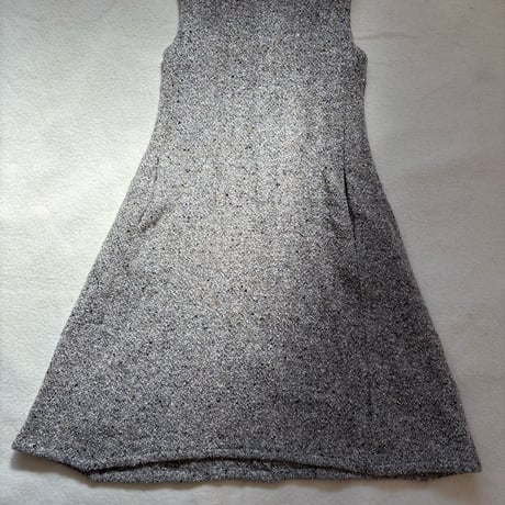VUOKKO Wool onepiece mix gray
