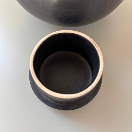 ▲ARABIA GA1 Tea pot 1955 Ulla Procope Black
