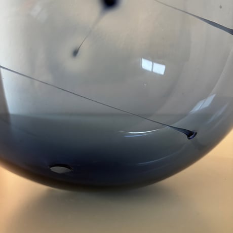 1960 Timo Sarpaneva iittala "Aurinkopallo/Sun Ball" 15cm Blue