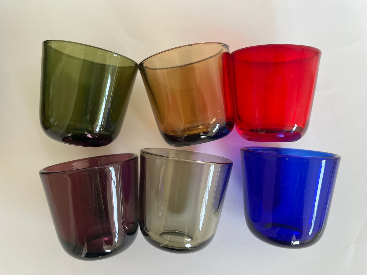 Nuutajarvi＊Nautica＊Snap glass・*