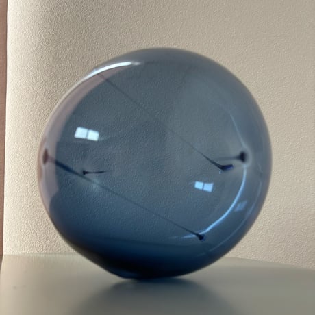 1960 Timo Sarpaneva iittala "Aurinkopallo/Sun Ball" 15cm Blue