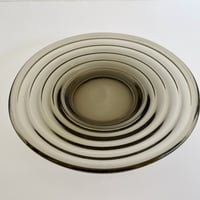 1930's Aino Aalto "Bolgeblick" Glass Plate smoke karhula ① 1930年代 アイノ アアルト ボルゲブリック スモーク