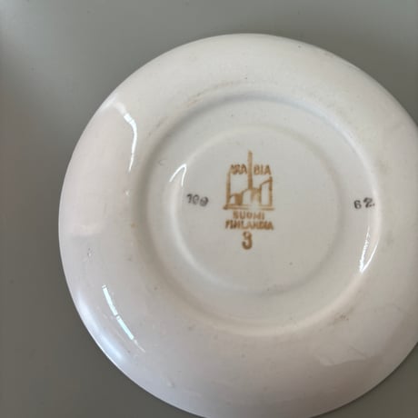 ▲1937 Arabia Finland "Snow White" Kids Cup&saucer❷