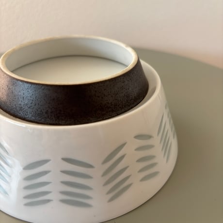 ARABIA Friedl.H.Kjellberg "Riisi/Rice" Bowl ceramic foot ver.
