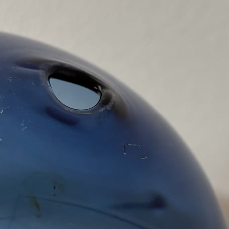 1960 Timo Sarpaneva iittala "Aurinkopallo/Sun Ball" 15cm Blue