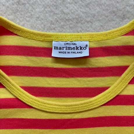Marimekko Tasaraita Red/Yellow S