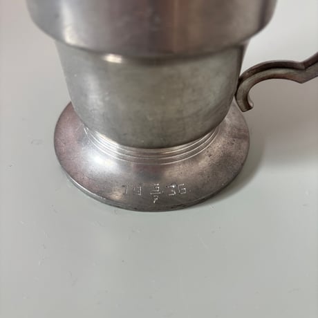 1936 HOPEATHDAS Finland Pewter Mug cup"Arvo"