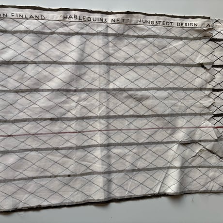 ▲artek Vintage textile "HARLEQUINS NET" KURT JUNGSTEDT
