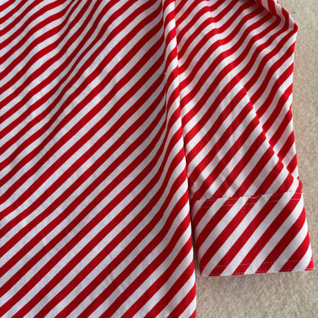 VUOKKO Bias stripe shirt/white&red