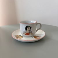 1937 Arabia Finland "Snow White"  Cup&saucer❶