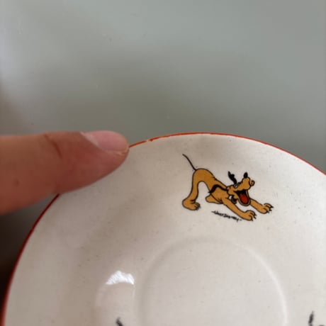 1937 Arabia Finland Disney "Micky Mouse" Cup&Saucer❷