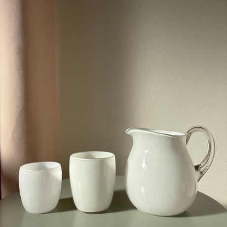 iittala white glass "Maire Gullichsen" L