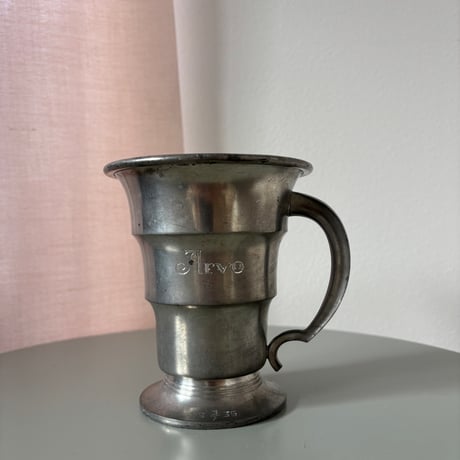 1936 HOPEATHDAS Finland Pewter Mug cup"Arvo"