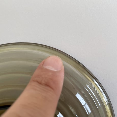 1930-40's Aino Aalto "Bolgeblick" Glass Plate smoke karhula ❶