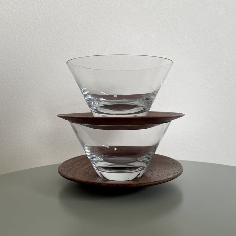 Kaj Franck Nuutajarvi Finland Dessert Glass Bow Kaj Franck Nuutajarvi Finland Dessert Glass Bow